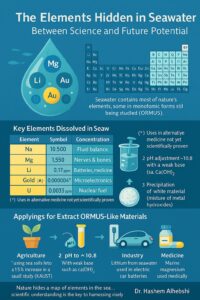 ذهب مخفي في قطرة بحر، معادن الحياة بين الطب والتقنية